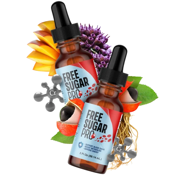 Bottle of Free Sugar Pro Drops supplement